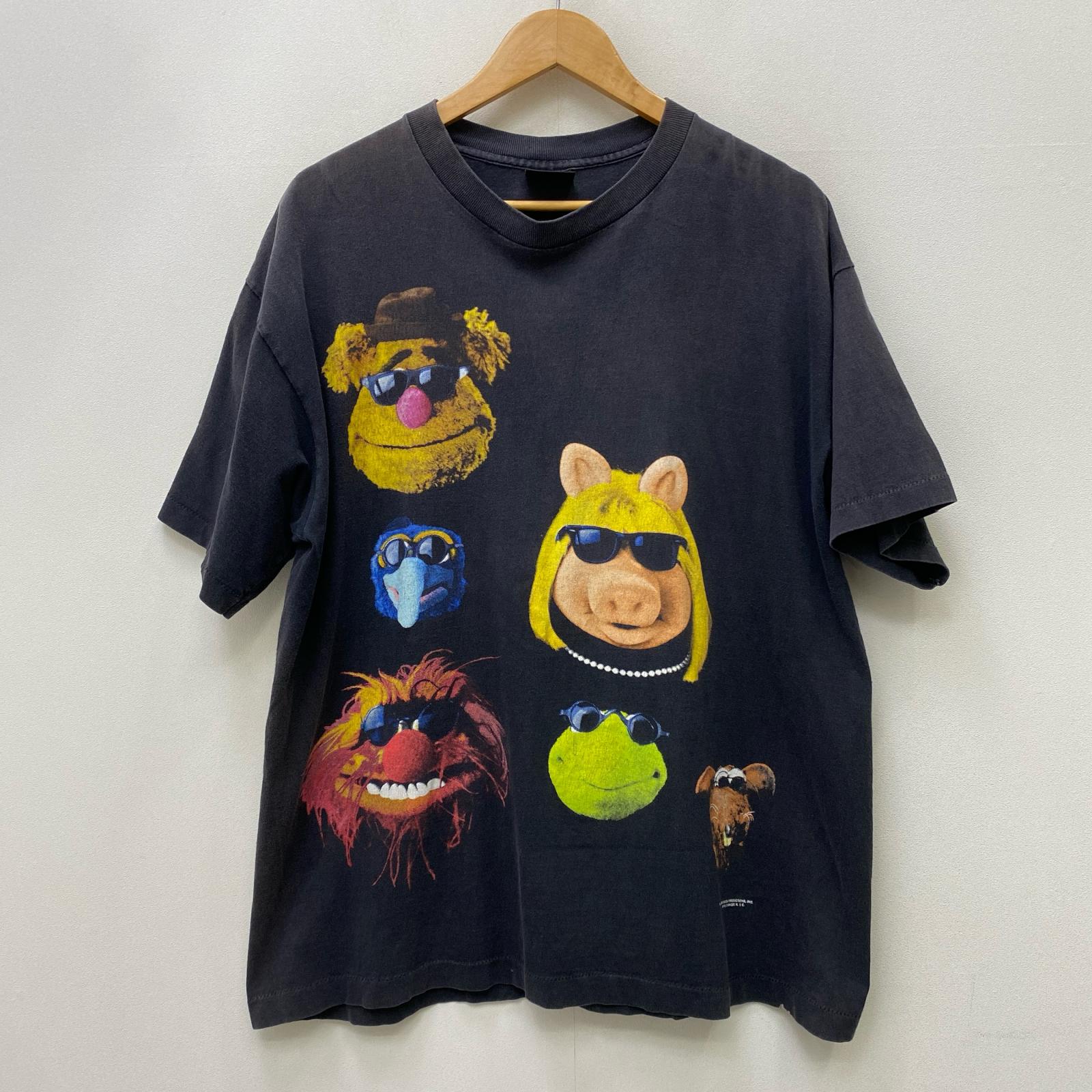 【中古】 Sesame Street:The Muppet Movie   changes 半袖Ｔシャツ 黒いこと 大きさ：XL【加古川店】