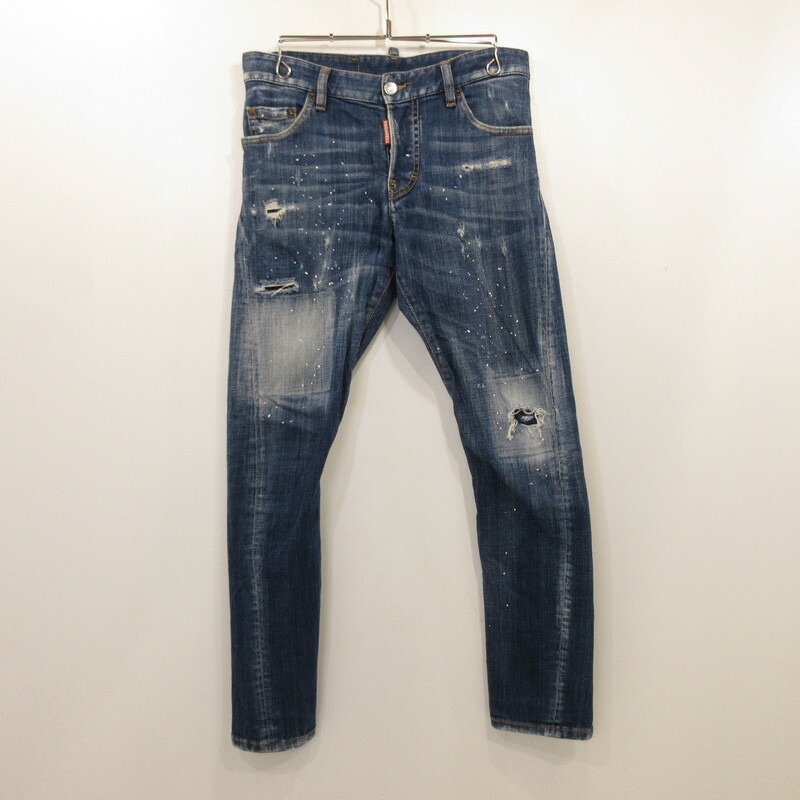【中古】DSQUARED2 | ディースクエアード Twist Jean ジーンズズボン下 S74LB0596 青み 大きさ：42【姫路東店】