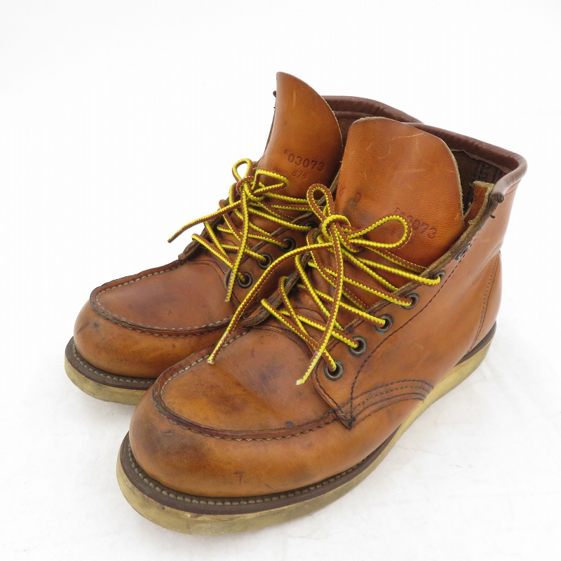 【中古】RED WING | レッドウィング 6-inch Classic Moc ブーツ 875 大きさ：US7.5 赤銅色【瀬戸大橋店】
