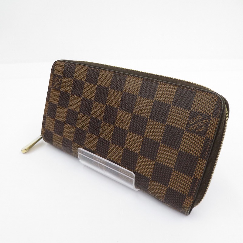 【中古】LOUIS VUITTON | ルイ・ヴィトン ダミエ ジッピー・ウォレット 長紙入れ N41661 赤銅色【瀬戸大橋店】