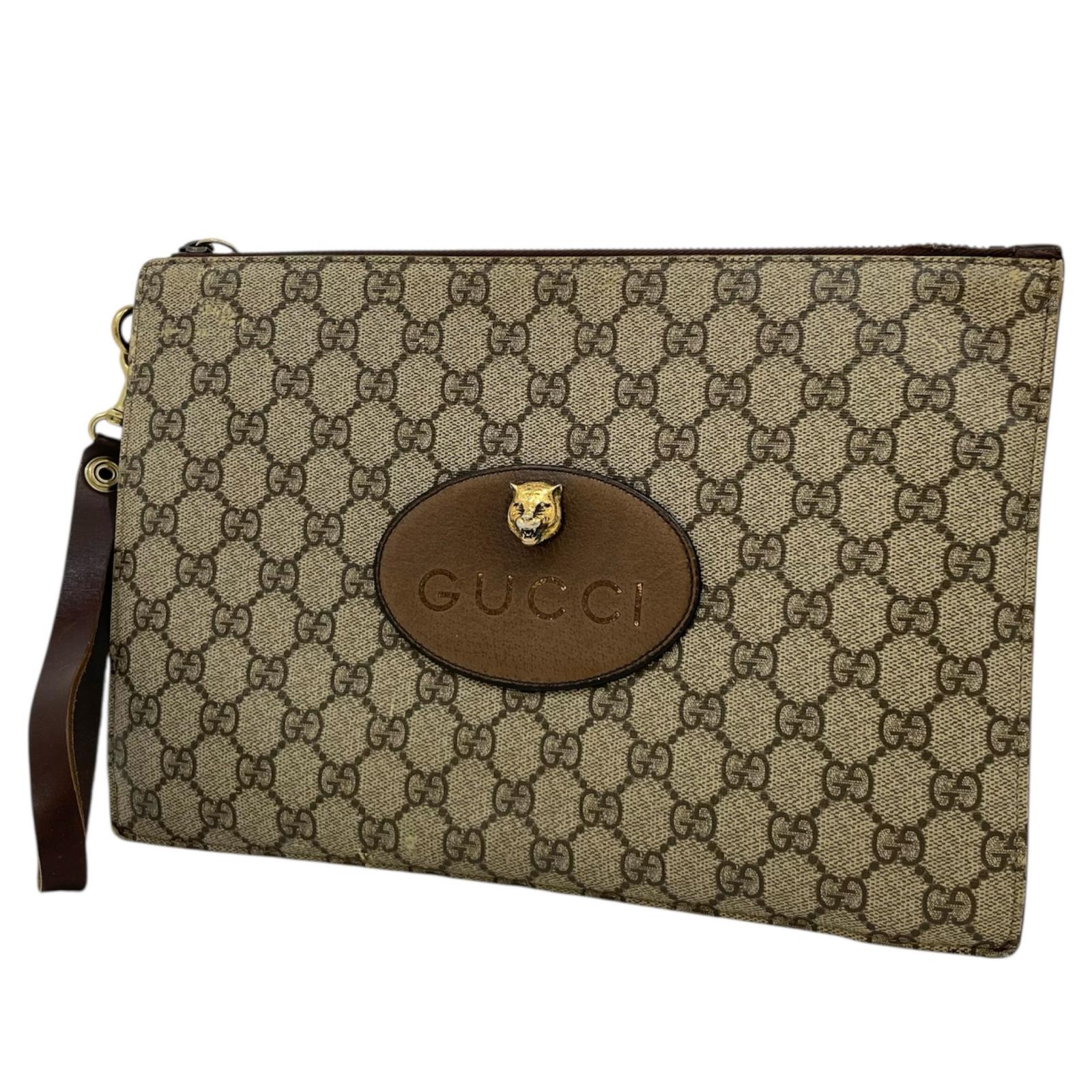 楽天市場】【グッチ】Gucci GGスプリーム クラッチバッグ 431416