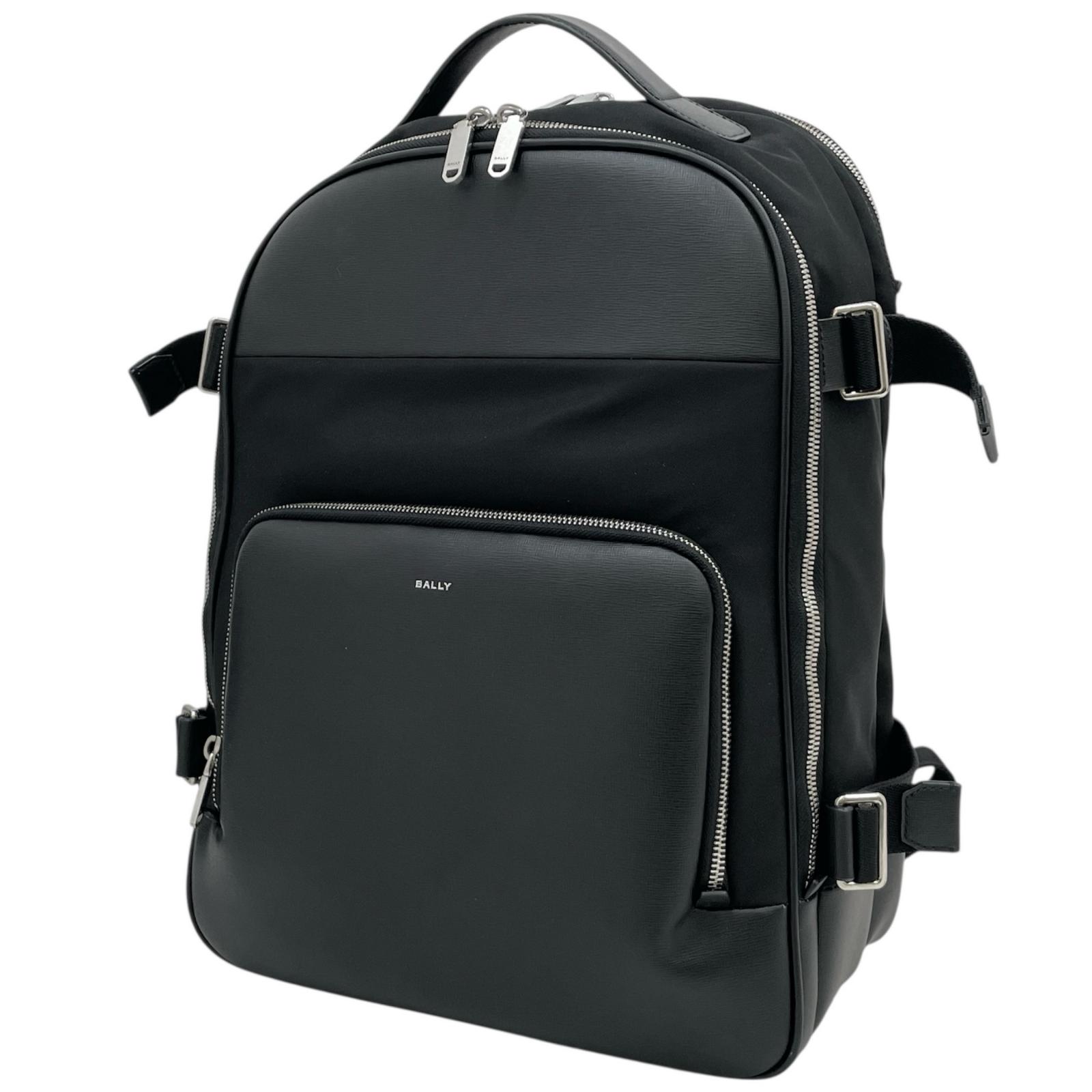 【中古】BALLY | バリー うしろ側容器に並べる 背嚢・デイパック 黒いこと【尾張小牧店】