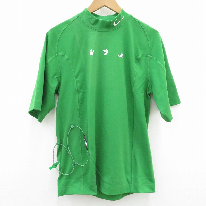 【中古】NIKE | ナイキ ×OFF-WHITE/NRG MC SS TOP 半袖Ｔシャツ DV4454-389 緑であること 大きさ：S【瀬戸大橋店】