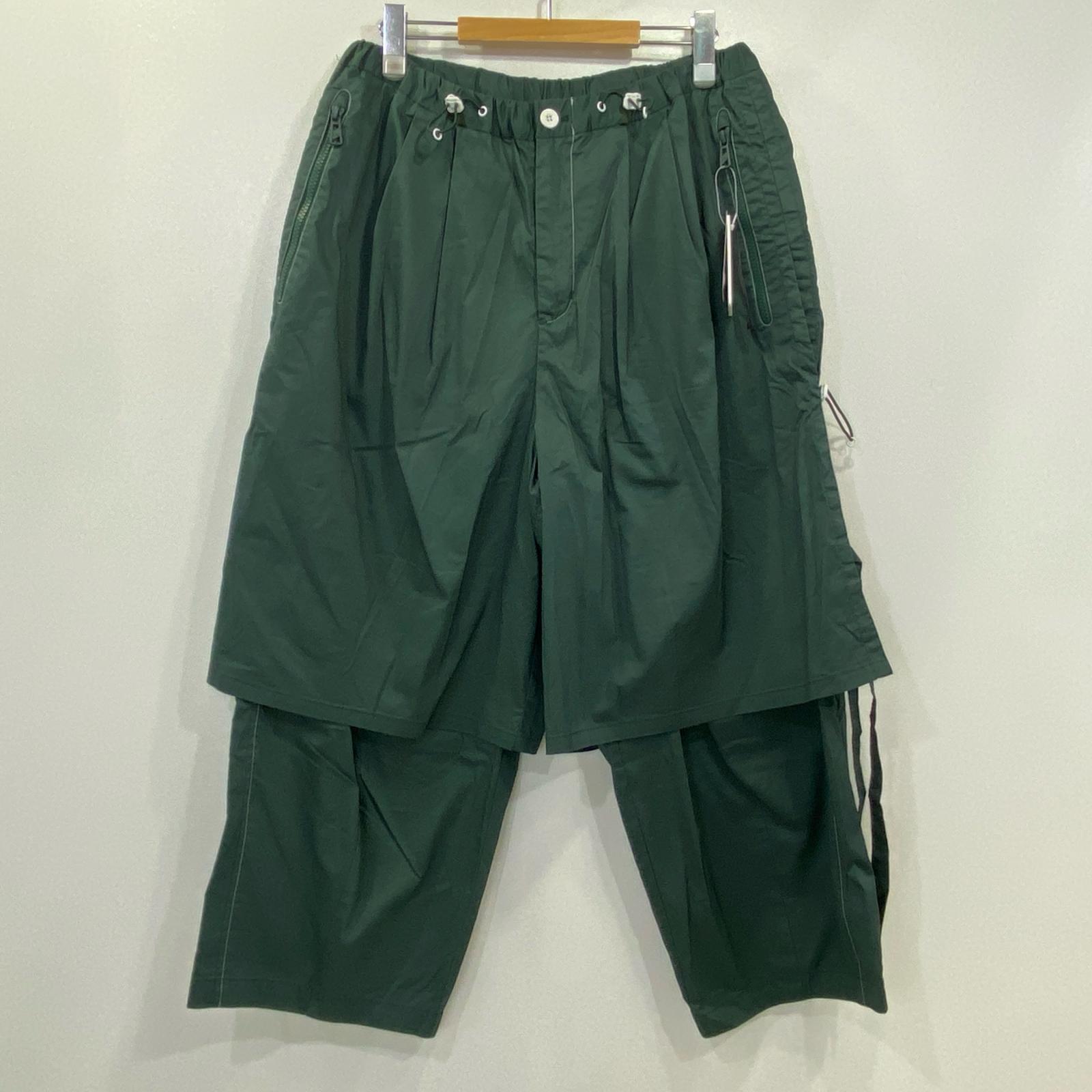 【中古】F/CE. | エフシーイー SOLOTEX PIGMENT-DYE LAYERED TROUSERS パンツ FPU03241M0001 ナイロンパンツ グリーン サイズ：M【姫路東店】｜お宝市番館