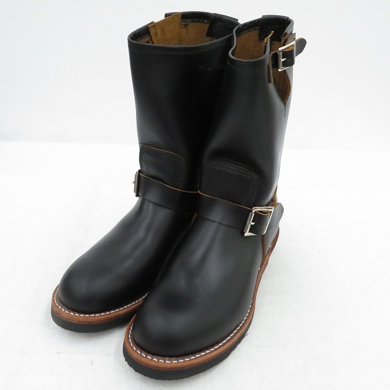 【中古】RED WING | レッドウィング 1-inch Engineer \u0027Stovepipe\u0027 ブーツ 2966 黒いこと 26糎【瀬戸大橋店】