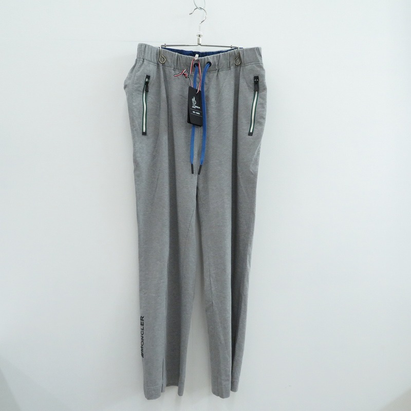 【中古】MONCLER | モンクレール PANTALONE パンツ スウェットパンツ グレー サイズ：L【瀬戸大橋店】