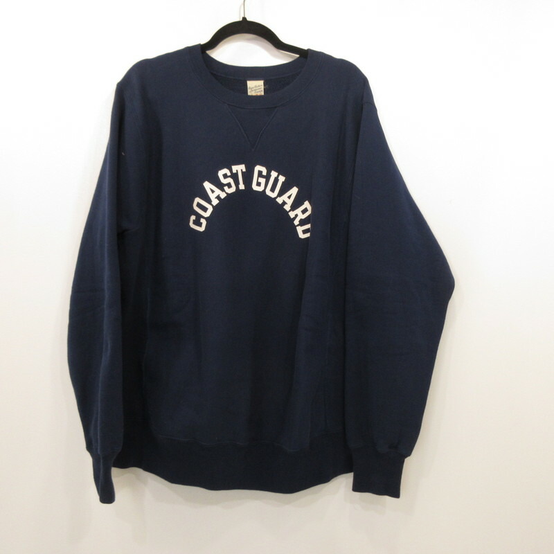 【中古】Buzz Rickson's | バズリクソンズ HORIZONTAL KNITTING SWEAT SHIRT COAST GUARD スウェット BR68913 ネイビー サイズ：L【姫路東店】