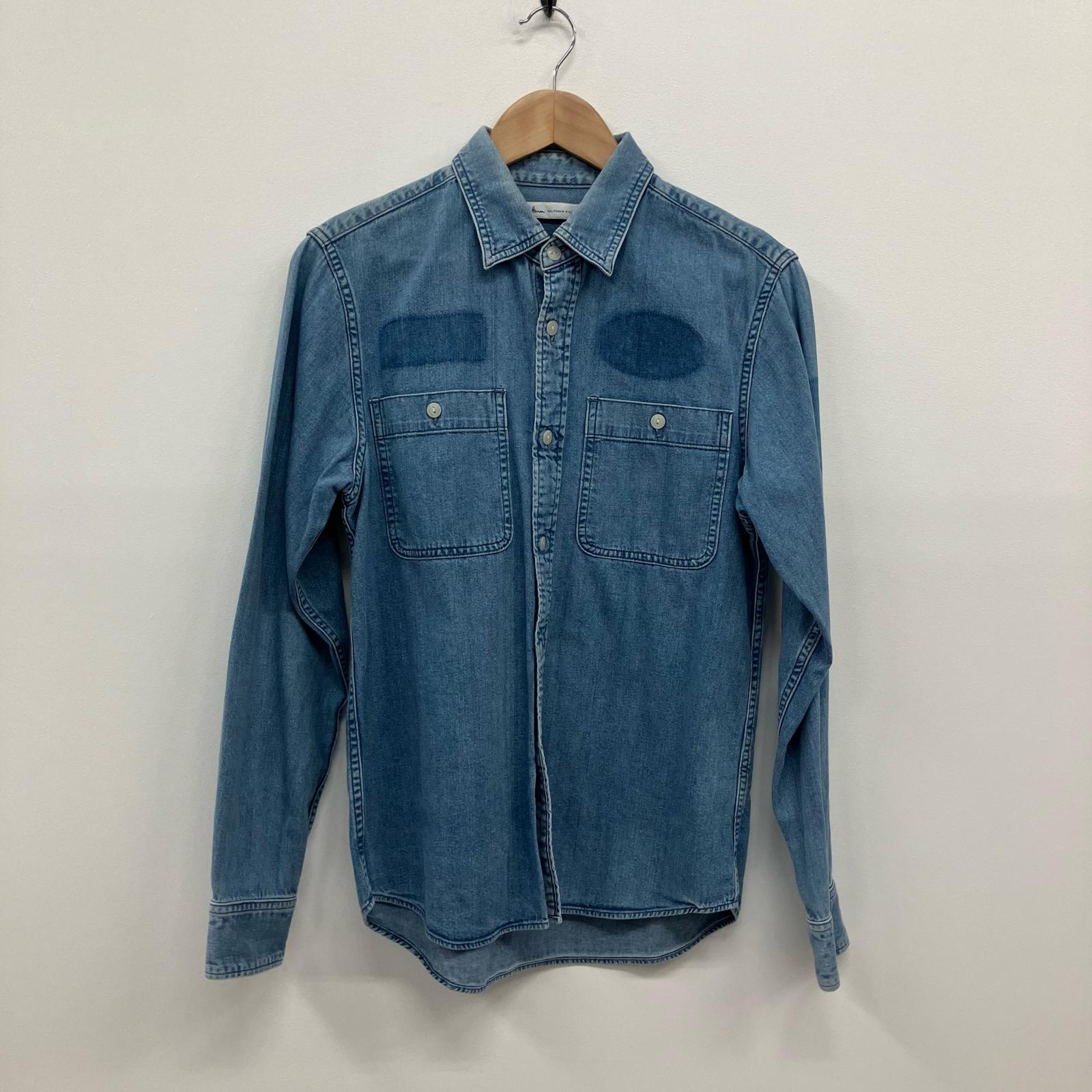 【中古】Ron Herman | ロンハーマン USED加工デニムシャツ その他トップス ライトブルー サイズ：S【イオン広店】
