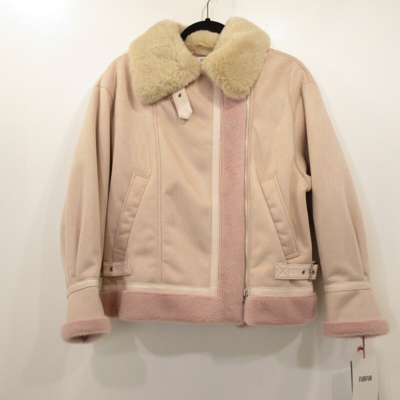【中古】furfur | ファーファー ミリタリーコート RWFJ234029 ｻｲｽﾞ:F ピンク【姫路東店】