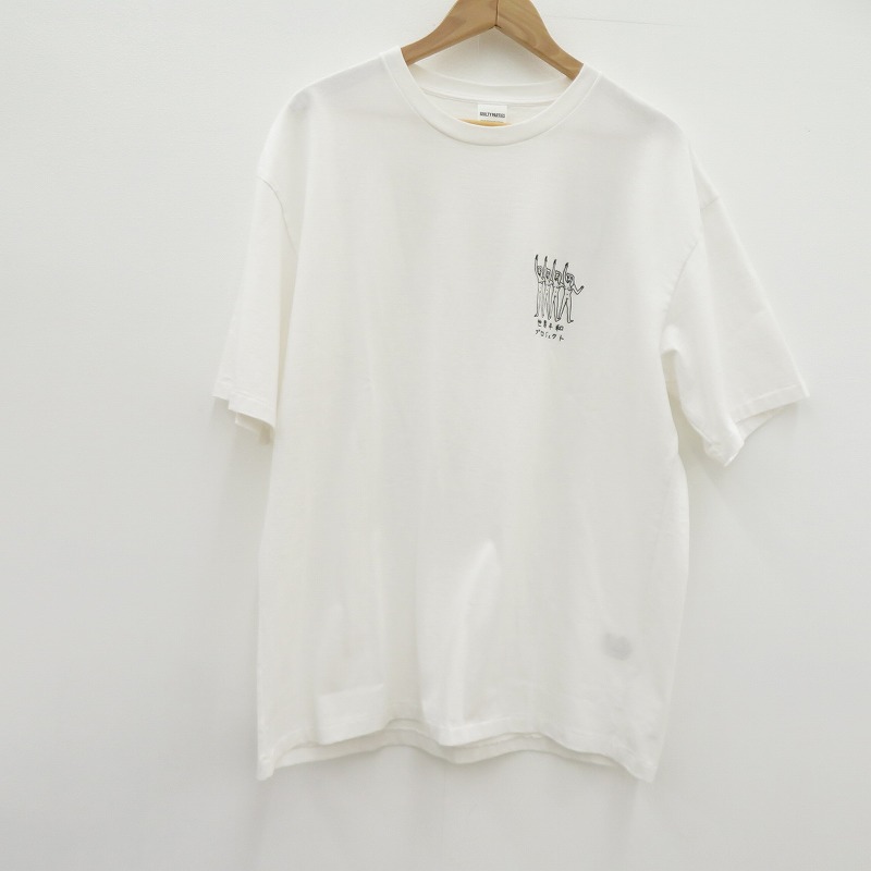 【中古】WACKOMARIA | ワコマリア WASHED HEAVY WEIGHT CREW NECK TEE 半袖Ｔシャツ 25SSE-WMT-WT01 ホワイト サイズ：M【瀬戸大橋店】