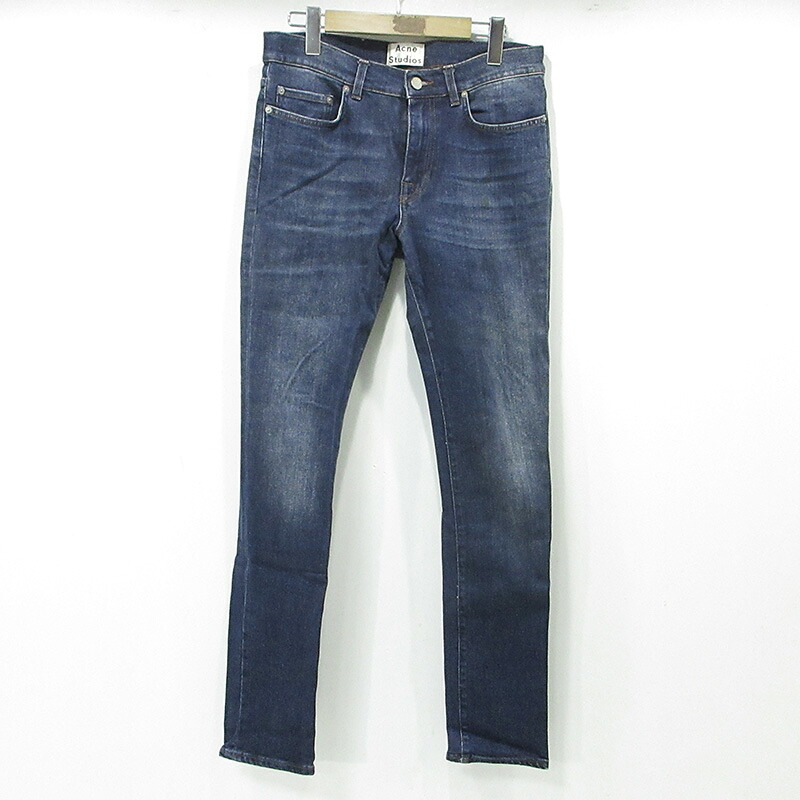 【中古】ACNE STUDIOS | アクネストゥディオズ THIN SP ANIEL VINT ジップフライデニムパンツ ストレッチ ネイビー インディゴ サイズ：31【三重本店】