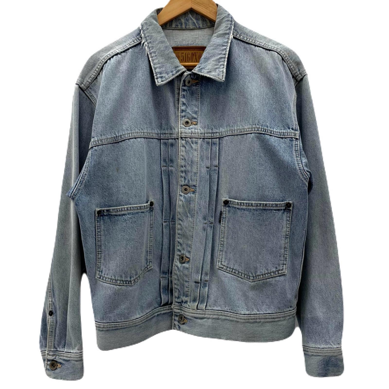 【中古】OLD | 年寄りの 2ND TYPE ジーンズ上衣 青碧【尾張小牧店】