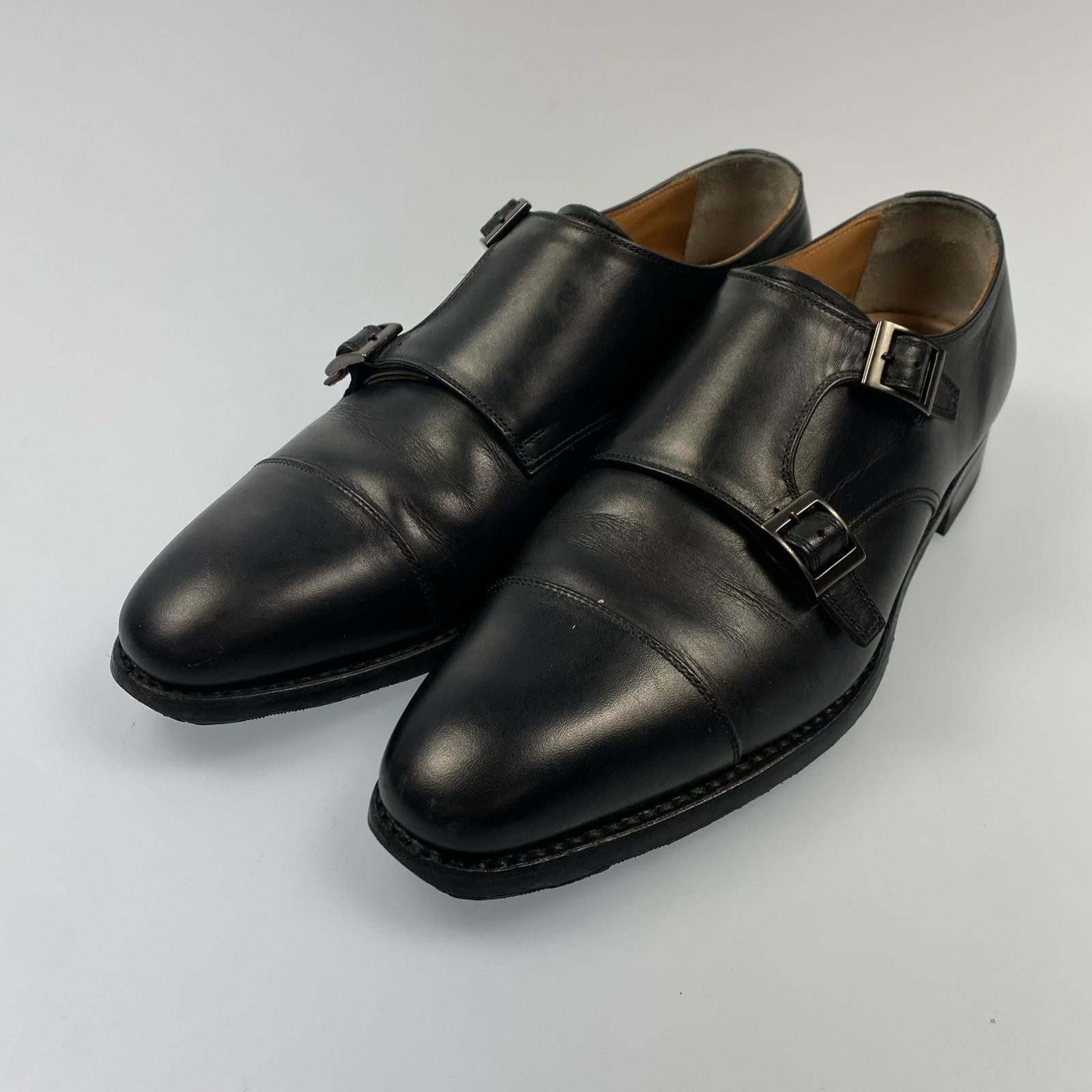 【中古】SCOTCH GRAIN | スコッチグレイン 余分の物靴 R1812 大きさ：24.5糎 黒いこと【姫路東店】