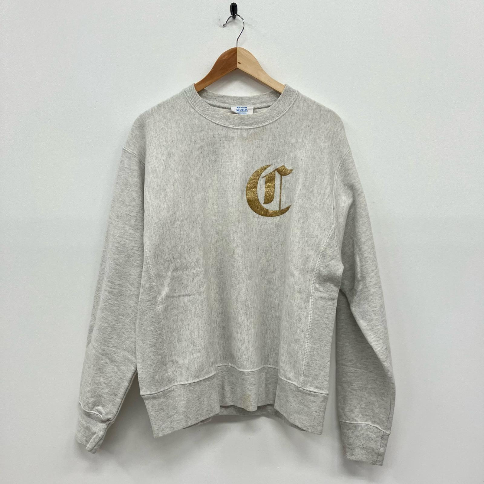 【中古】Champion | チャンピオン REVERSE WEAVE SWEATSHIRT スウェット グレー サイズ：M【イオン広店】