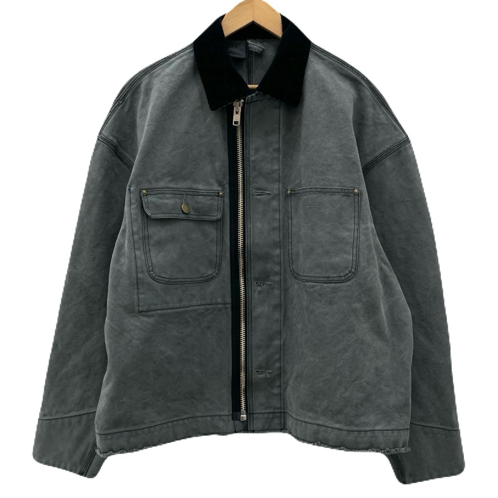 楽天市場】N.HOOLYWOOD ダック地 ワークジャケット 38 グレー エヌ