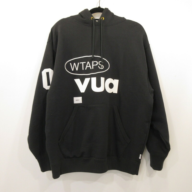 【中古】W)TAPS | ダブルタップス OBJ 02/HOODY/COTTON.PROTECT パーカー 232ATDT-CSM29 黒いこと 大きさ：3【姫路東店】