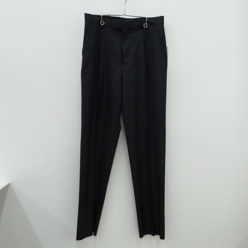【中古】WACKOMARIA | ワコマリア PLEATED TROUSERS/TYPE-2 その他ボトムス [WMGP-WMP-TR05 ネイビー サイズ：XL【瀬戸大橋店】