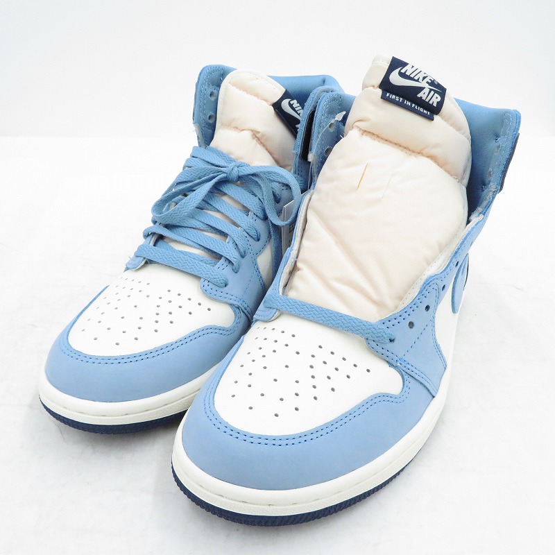 【中古】NIKE | ナイキ Women\u0027s Air Jordan 1 Retro High OG \u0027First インチ Flight\u0027 スニーカー FD2596-400 エアジョーダン 青碧 27珊【瀬戸大橋店】