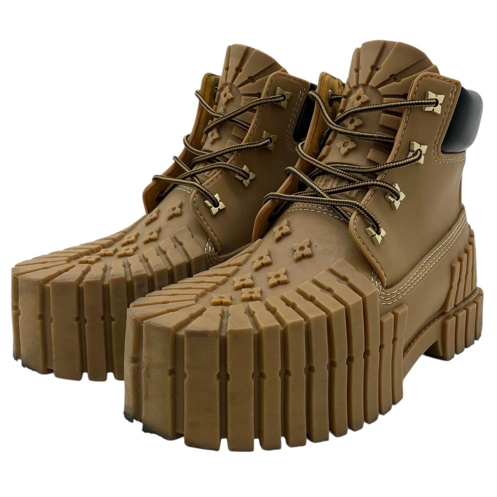 【中古】MSCHF | ミスチーフ 2×4 Boots Timberland ワークブーツ ブラウン 28cm【尾張小牧店】