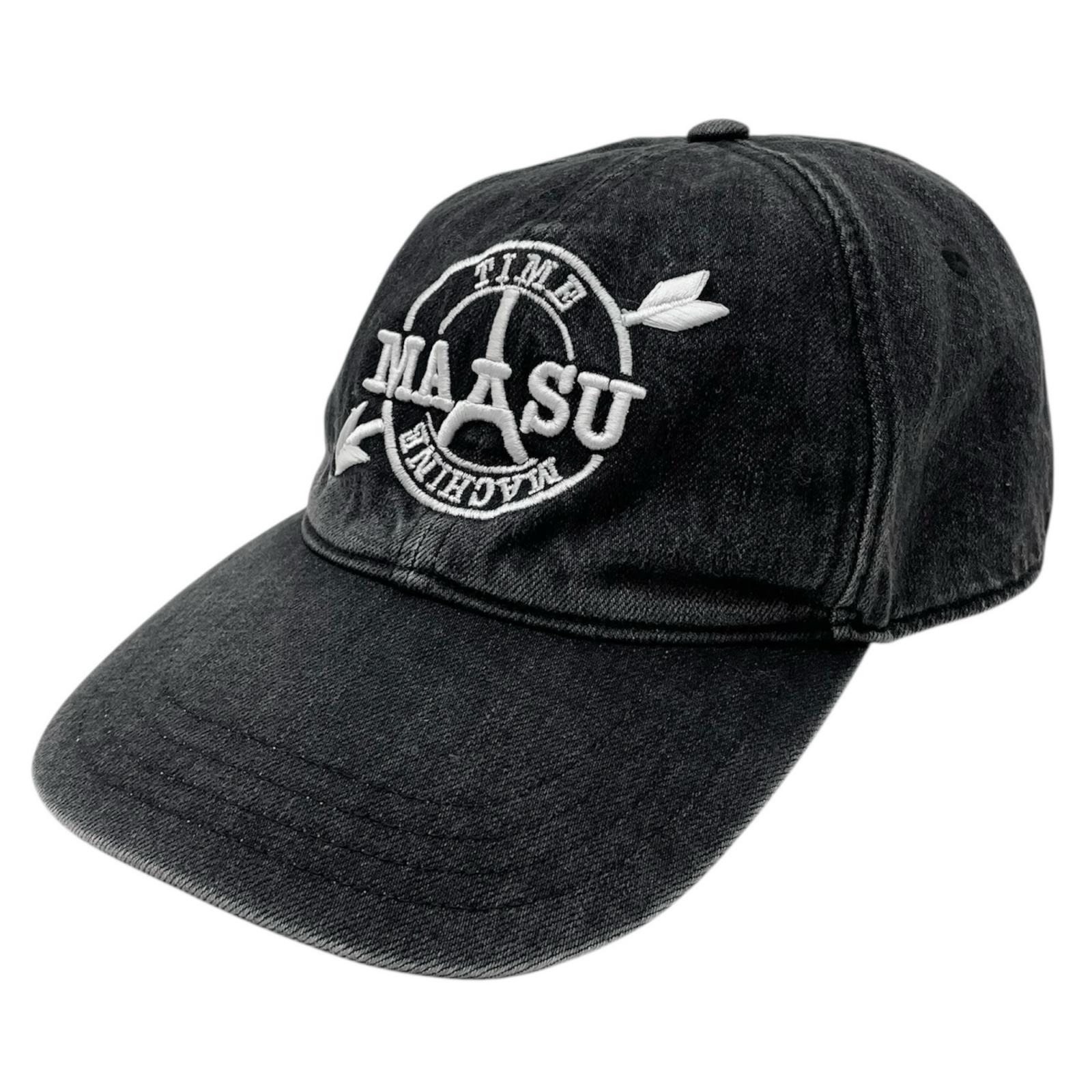 【中古】MASU | エムエーエスユー MASU BOYS EMBROIDERY CAP キャップ 帽子 B25F90J001 ブラック【尾張小牧店】|お宝市番館