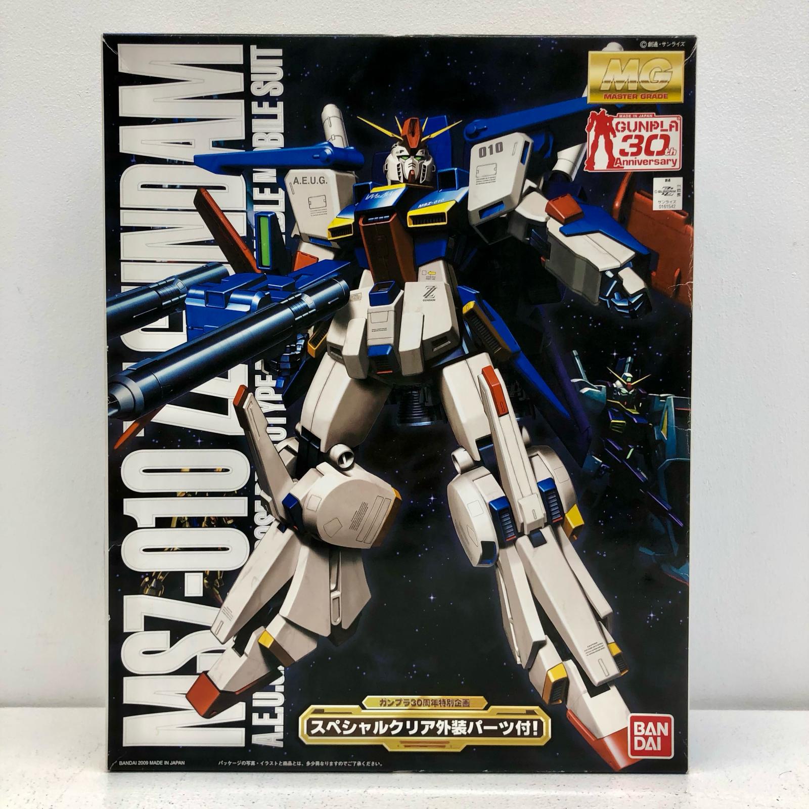【中古】 1/100MGMSZ-010ZZガンダムスペシャルクリア外装パーツ付き「機動戦士ガンダムZZ」ガンプラ30周年記念特別企画