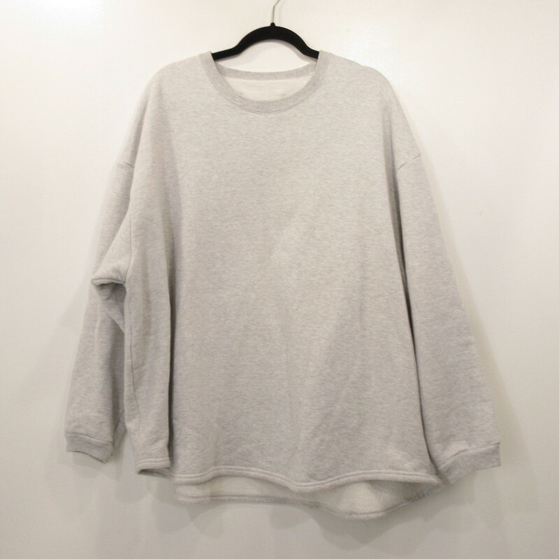 【中古】 dDdDdDd ダー SUPER BIG CREW SWEAT 汗水 UD47-11H021 薄墨色 大きさ：M【姫路東店】
