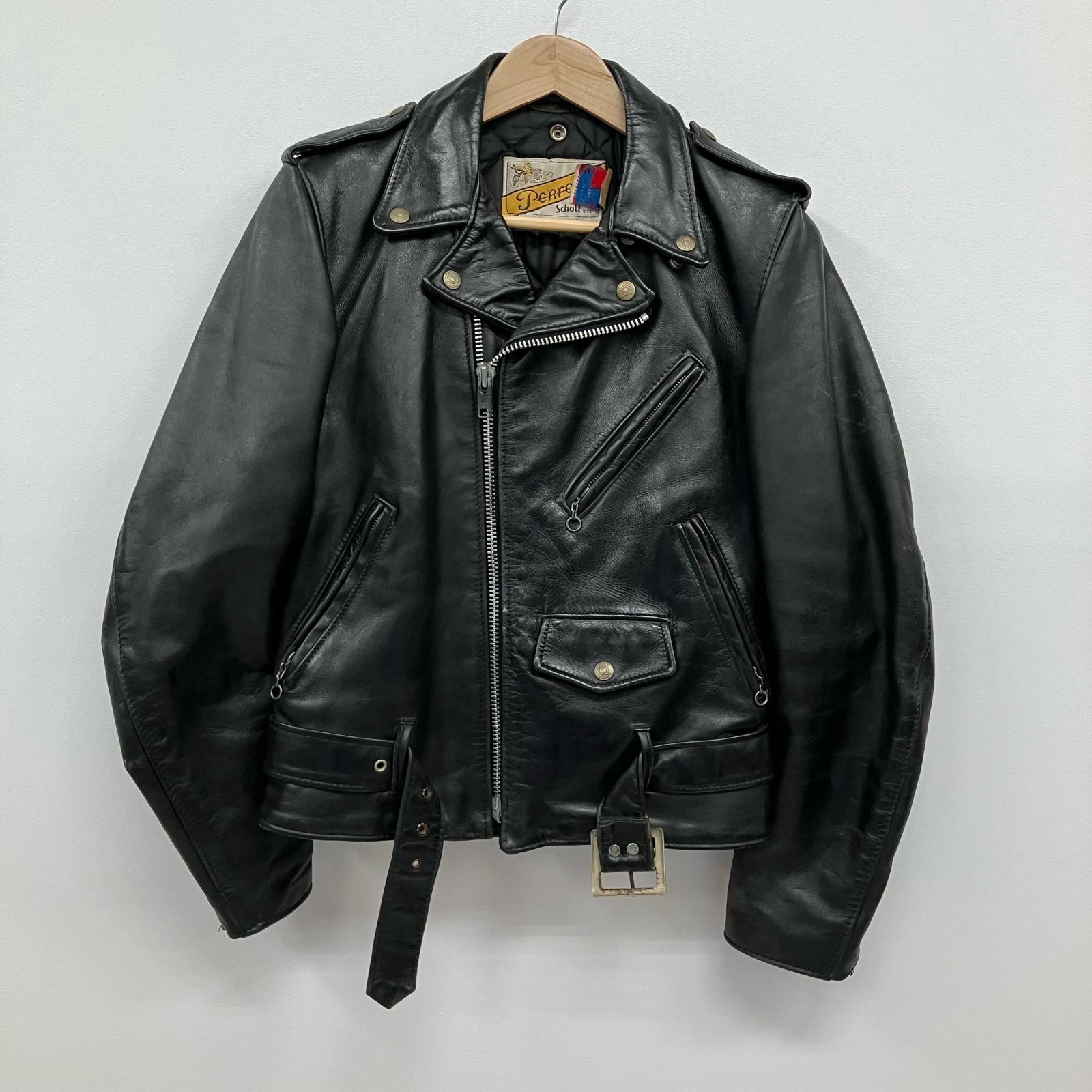 【中古】schott | 打つこと 618SP ライダースジャケット 黒いこと 大いさ：34【イオン広店】