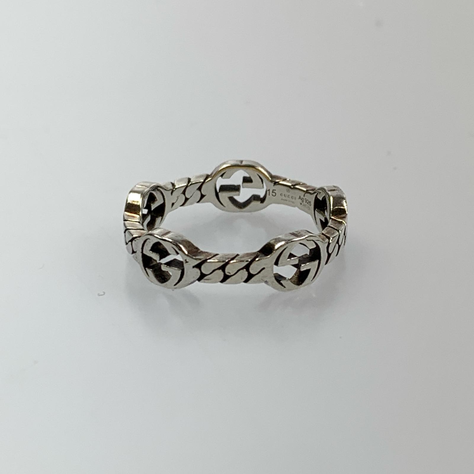 【中古】GUCCI | グッチ インターロッキングG リング・指輪 661523 ｻｲｽﾞ:#14.5【姫路東店】