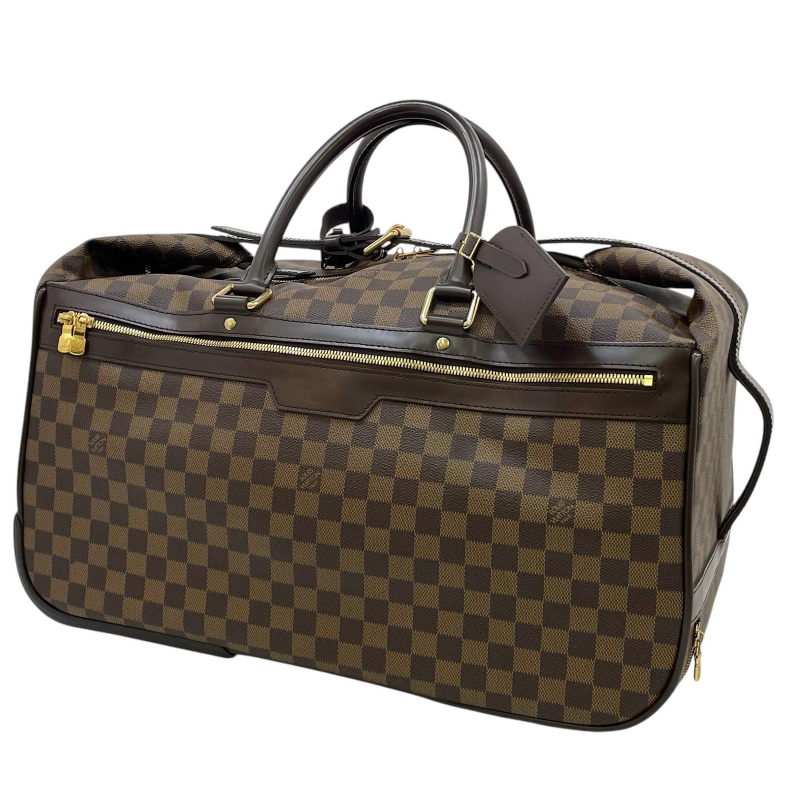 【中古】LOUIS VUITTON | ルイ・ヴィトン エオール50 ダミエ 2way ボストンバッグ キャリーバッグ N23205 ブラウン【尾張小牧店】