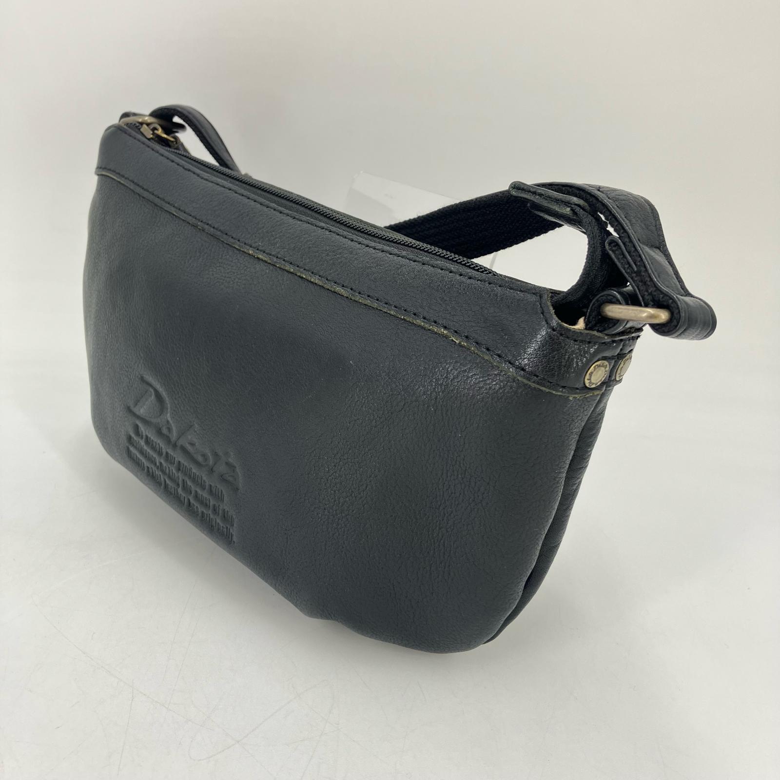【中古】Dakota | ダコタ ジェントリーレザーショルダーバッグ ショルダーバッグ 1034512 ブラック【イオン広店】