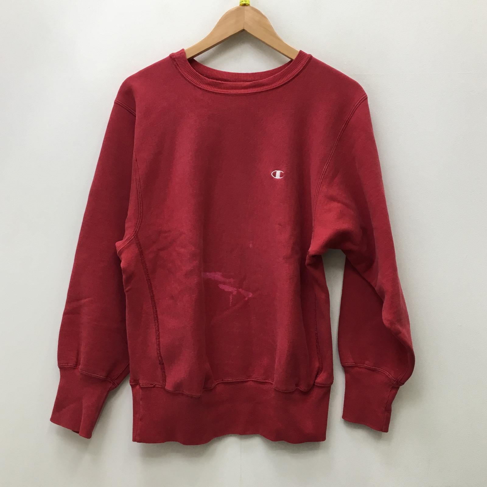 【中古】Champion | チャンピオン reverse weave:目あり スウェット レッド サイズ：M【加古川店】