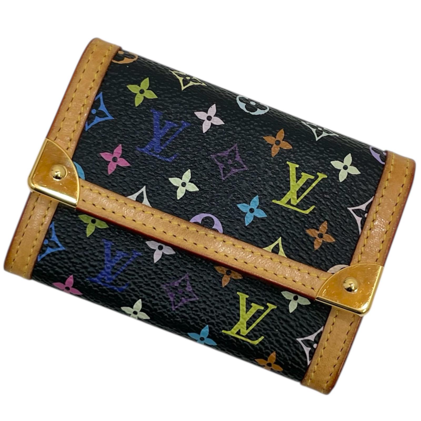 【中古】LOUIS VUITTON | ルイ・ヴィトン ポルトモネプラ モノグラム マルチ色つや コインケース M92656 黒いこと【尾張小牧店】