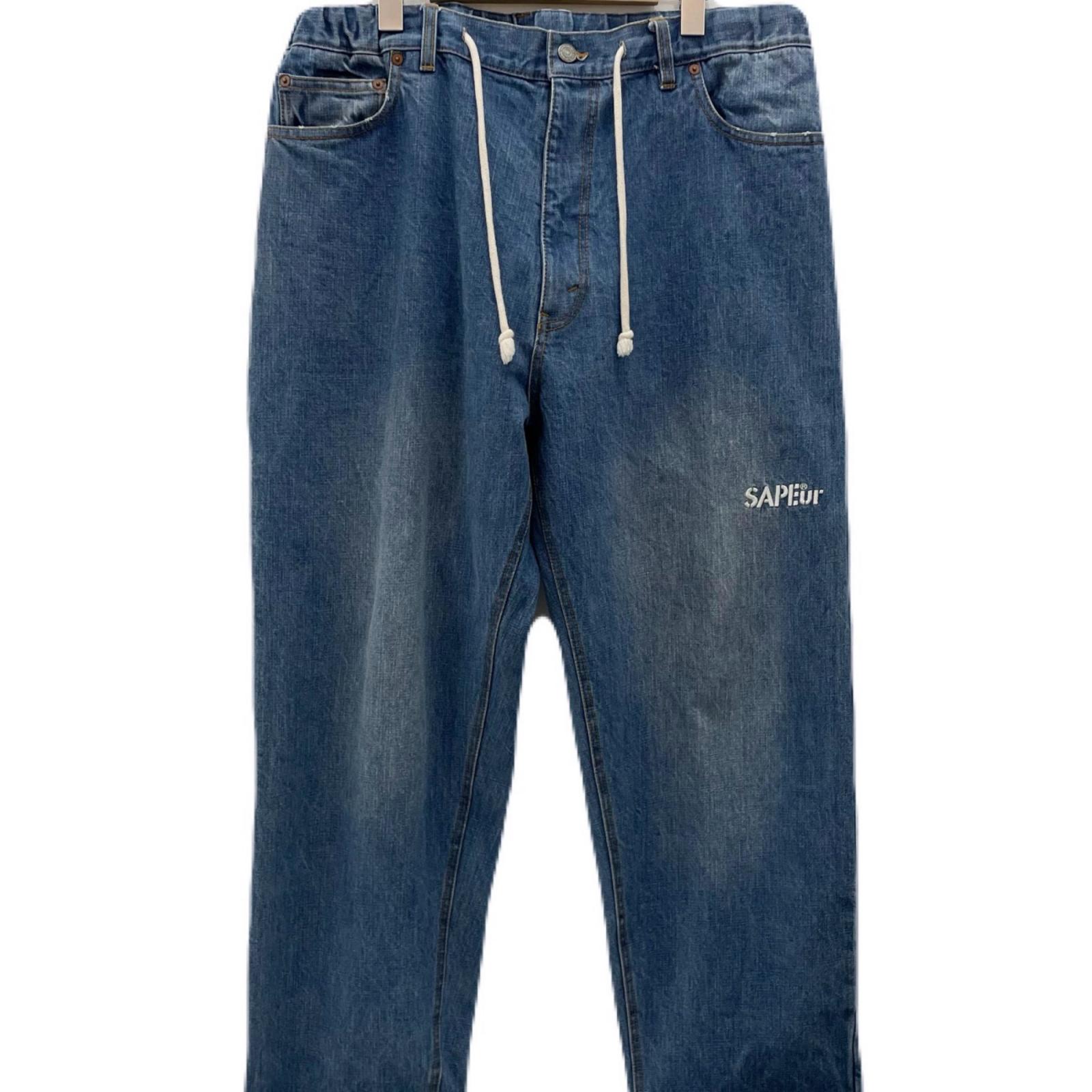 最終値下げ SAPEuR ダークブルー デニムジャケット LARGE サプール