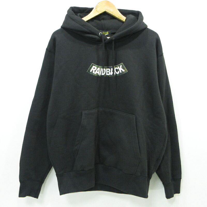 【中古】 RAIDBACK FABRIC | レイドバックファブリック HOODIE パーカー ブラック サイズ：M【三重本店】｜お宝市番館 6,860円
