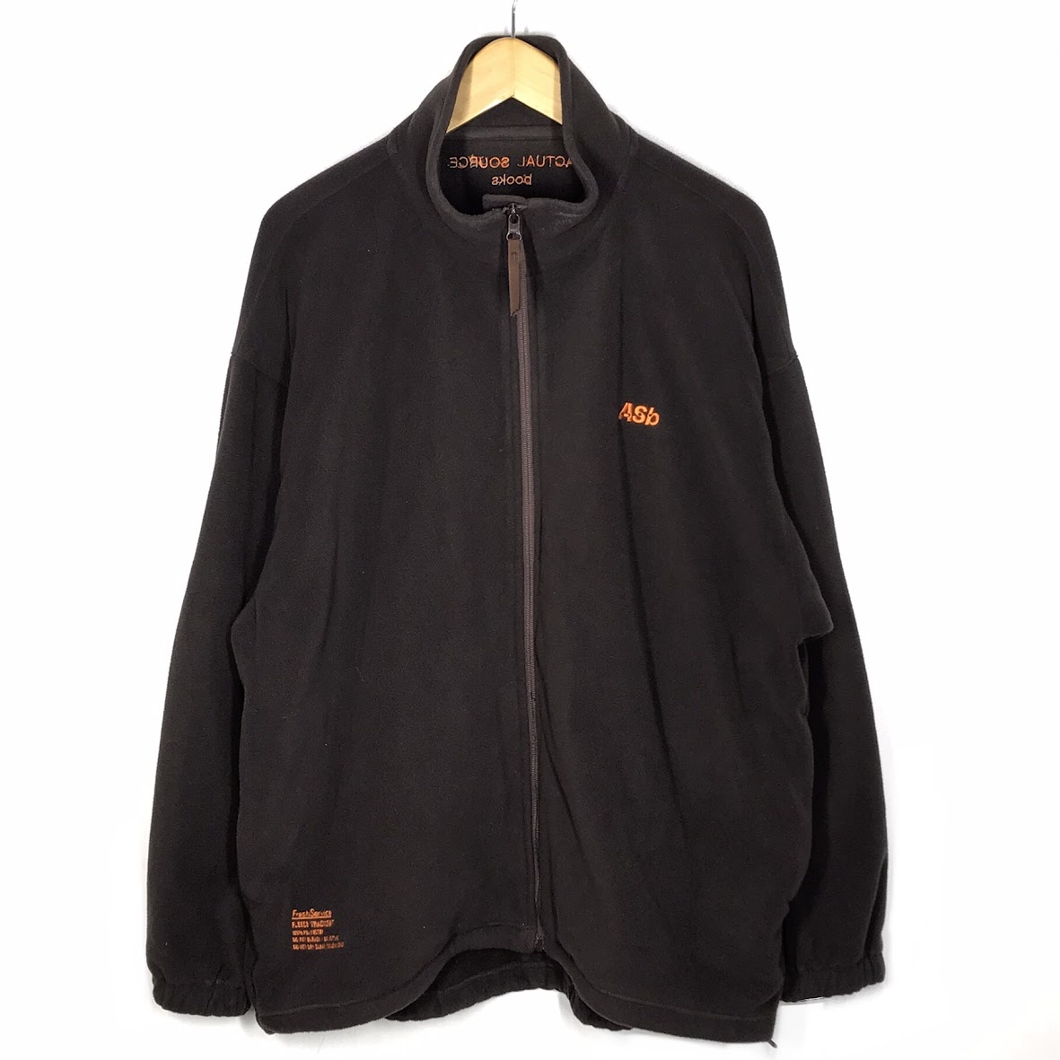 【中古】FreshService | 生新しい客あしらい AS FLEECE TRACKSUIT フリースジャケット 余分の物トップス FSC243-60199AS 赤銅色 大きさ：M【倉吉店】