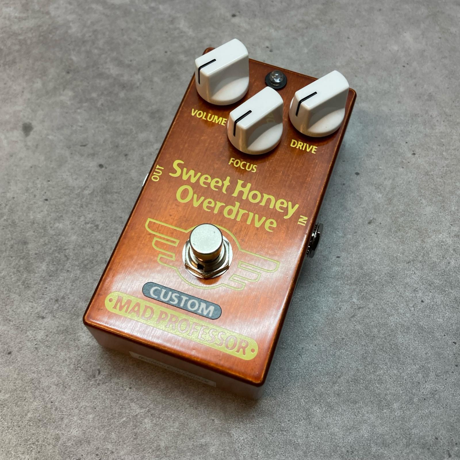 【新品】 MAD PROFESSOR | マッドプロフェッサー 楽器 Sweet Honey Overdrive Custom Fat Bee Mod【三重本店】｜お宝市番館