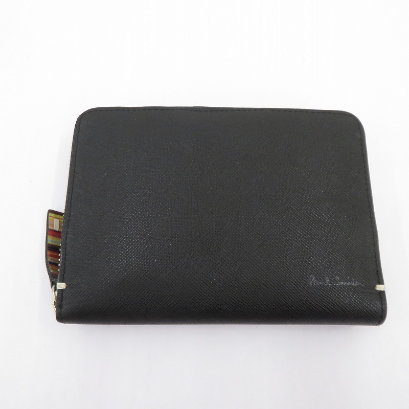楽天市場】ポールスミス Paul Smith 手帳 ダブル ステッチ 黒 ブラック