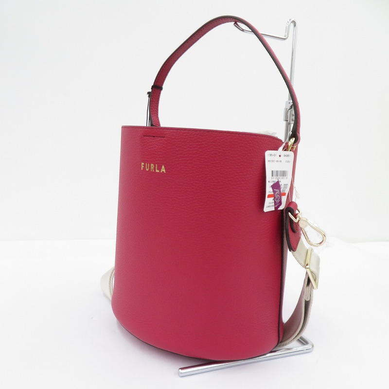 【中古】Furla | フルラ DANAE スモール/SMALL ショルダーバッグ WB00386-BX0305 レッド【瀬戸大橋店】