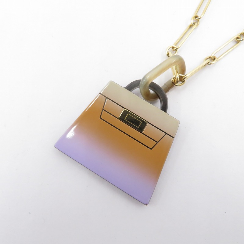 【中古】HERMES | エルメス アミュレット フュージョン ケリー GM ネックレス マルチカラー×ゴールド【瀬戸大橋店】
