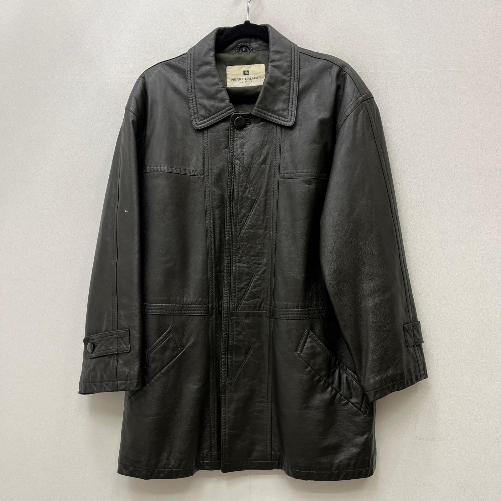 【中古】PIERRE BALMAIN | ピエール・バルマン レザー ブラック サイズ：M【加古川店】