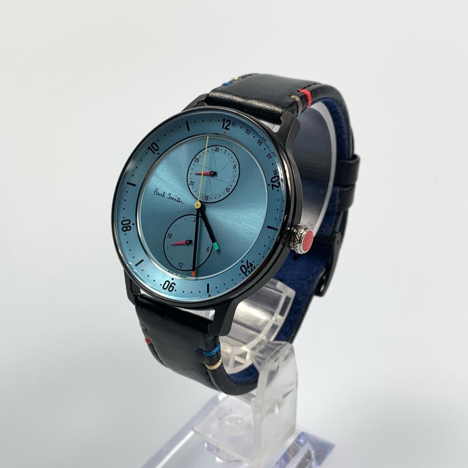 【中古】Paul Smith | ポール・スミス Church Street アナログクォーツ腕時計 6323-A1C8R02 ブラック【姫路東店】|お宝市番館