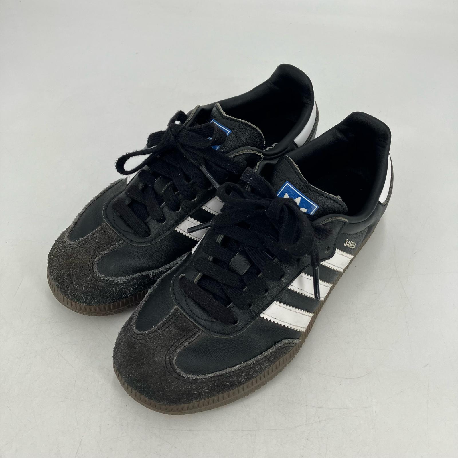 【中古】adidas Originals | アディダスオリジナルス SAMBA スニーカー B75807 ブラック 22.5cm【イオン広店】