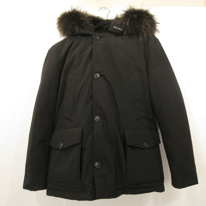 【中古】WOOLRICH | 羊毛分限者 遊撃手 アークティックパーカ TT 落ちこむ上衣 WOOU2003 黒いこと 大きさ：L【姫路東店】