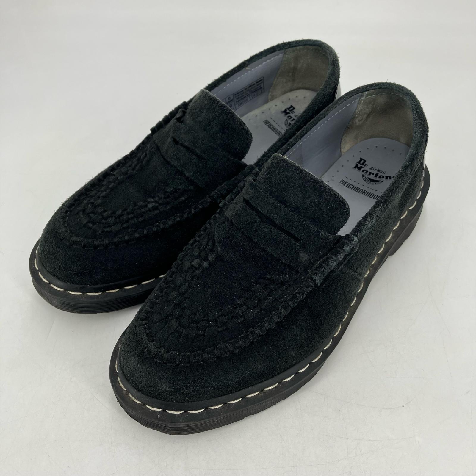 【中古】Dr.Martens | お医者さんマーチン Penton Loafer 置き目毛革 242DMDMN-FW02 黒いこと 26珊【イオン広店】