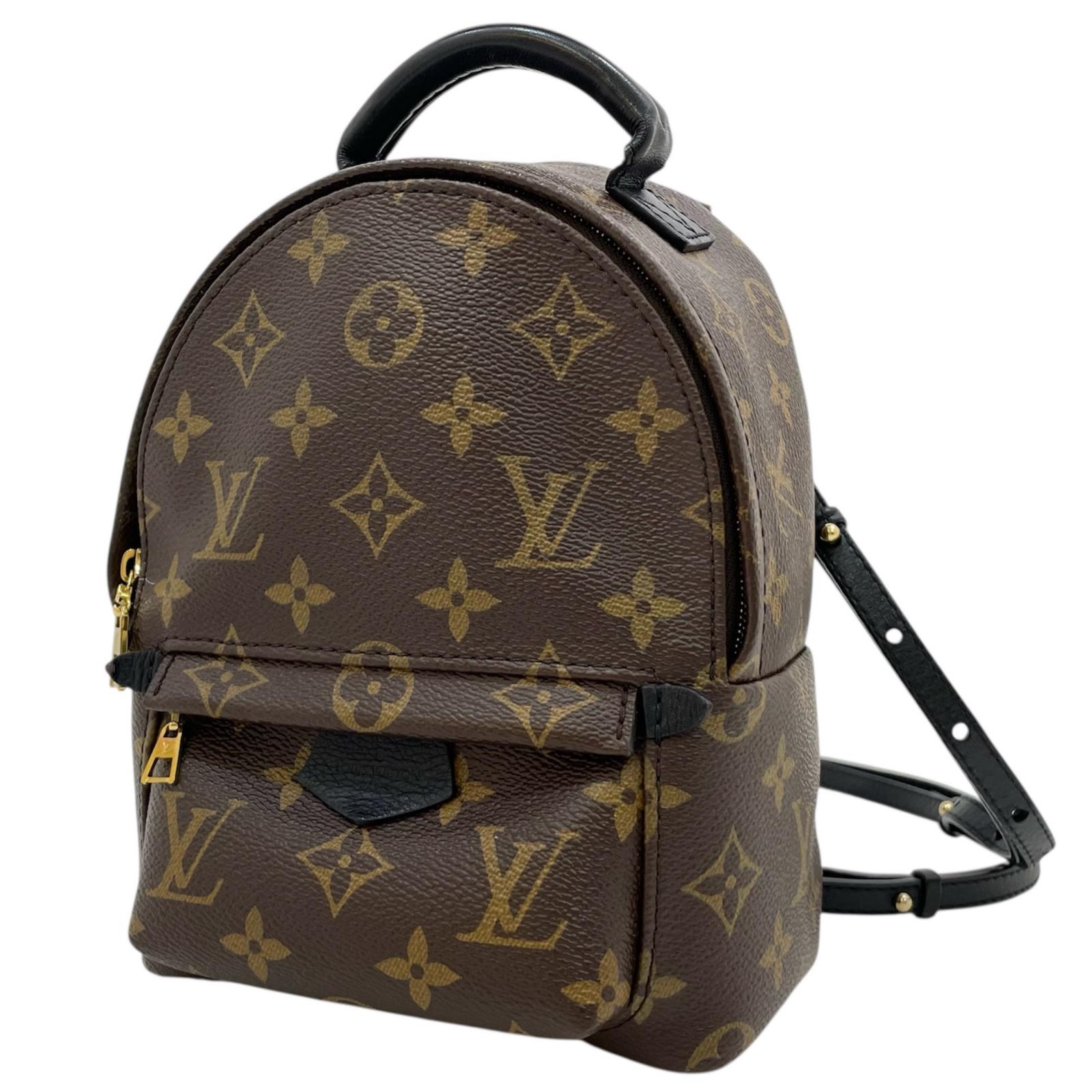 【中古】LOUIS VUITTON | ルイ・ヴィトン パームスプリングス MINI 旧型 モノグラム リュック・デイパック M41562 ブラウン【尾張小牧店】