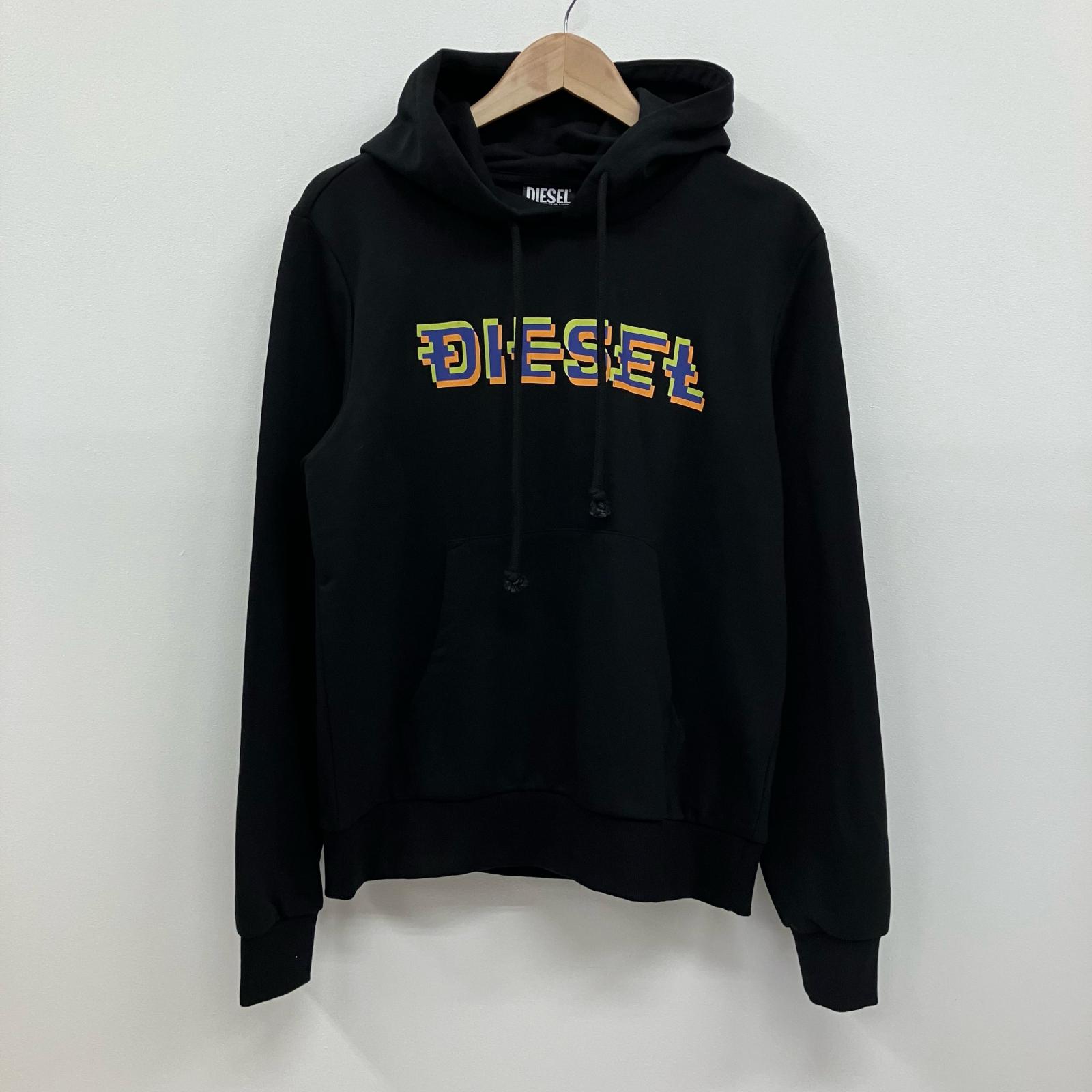 【中古】DIESEL | ディーゼル パーカー 612876-691 ブラック サイズ：L【イオン広店】