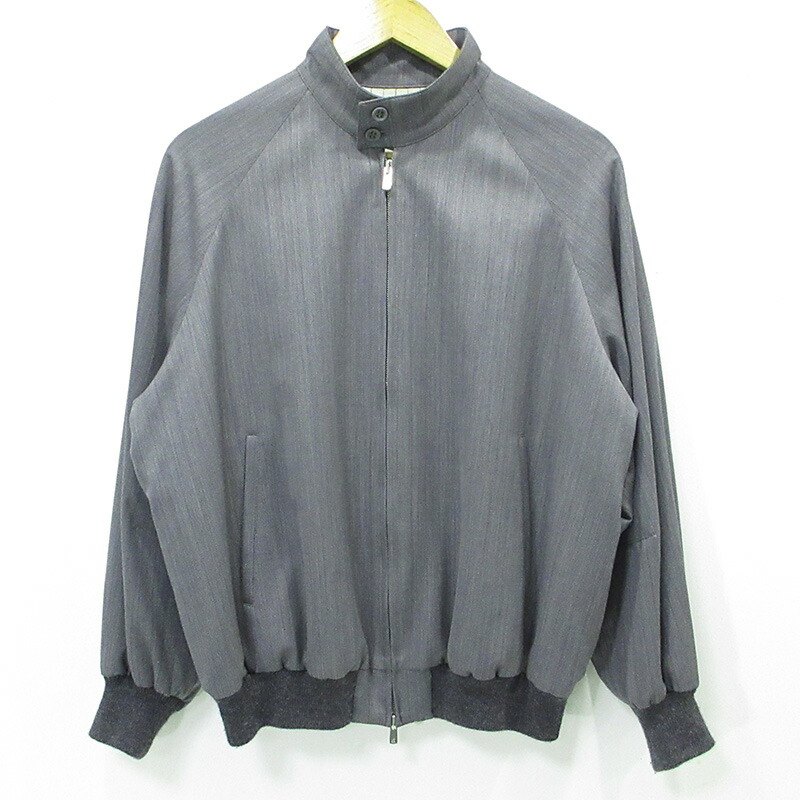 【中古】 pelleq | ペレック 律動的な調子とっ始め 羊毛上衣 JK0101-AW20 薄墨色 大きさ：34【三重中央局】