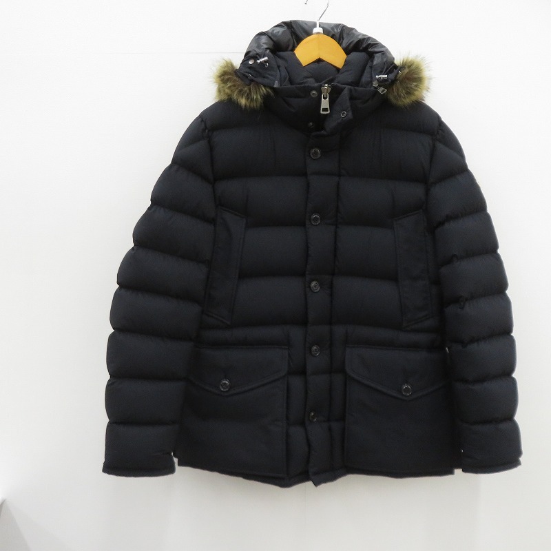 【中古】MONCLER | モンクレール CLUNYE ダウンジャケット 596K7 ネイビー サイズ：3【瀬戸大橋店】