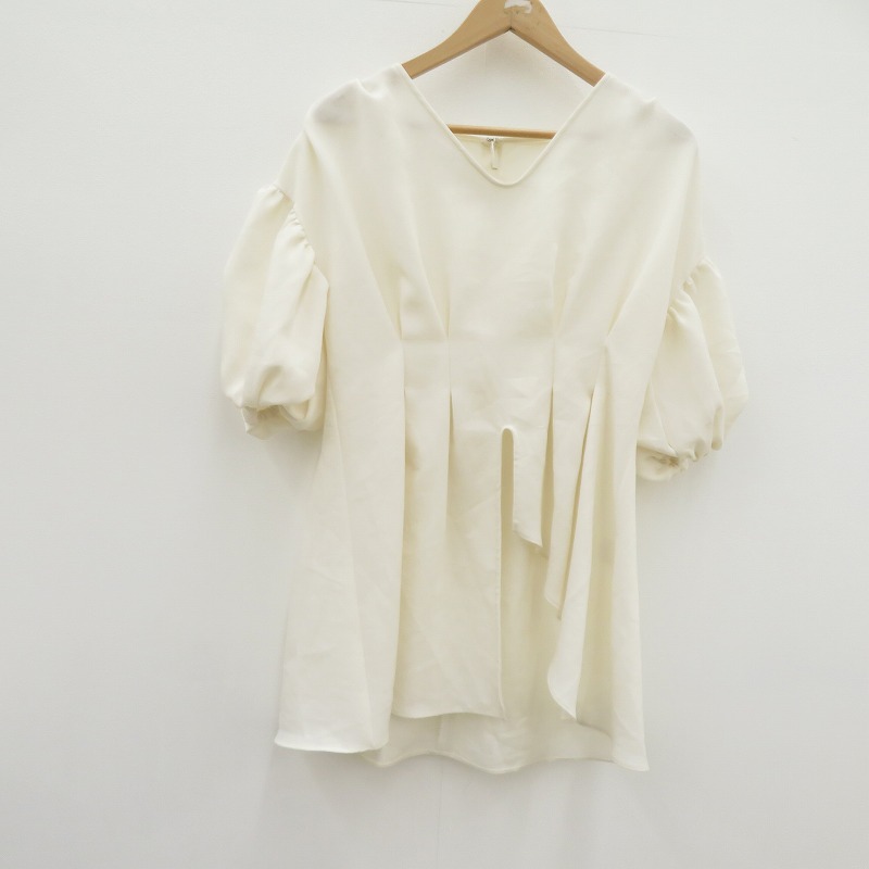 【中古】 Acka asymmetry blouse ブラウス Acka-E15 アイボリー サイズ：FreeSize【瀬戸大橋店】
