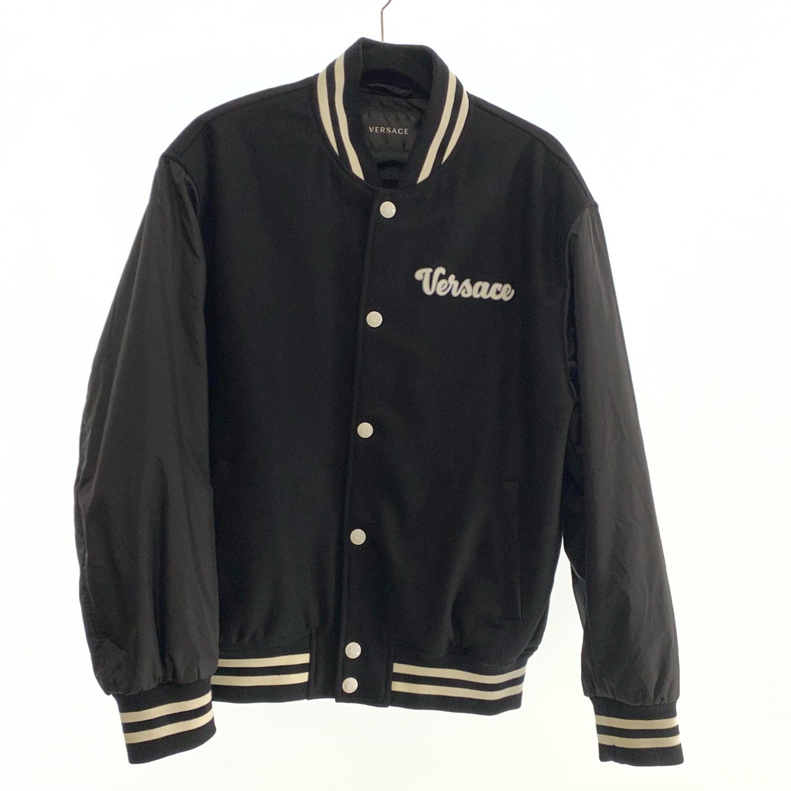 【中古】VERSACE | ヴェルサーチ スタジャン 1012284 1A0864 黒いこと 大きさ：48【姫路東店】